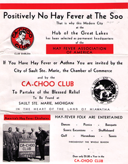 The Great Lakes Allergy & Asthma Center Quarterly newsletter is the ‘Ca-Choo Club Allergy-Asthma Letter’, CaChoo Club, Ka-Choo Club, Kachoo club 